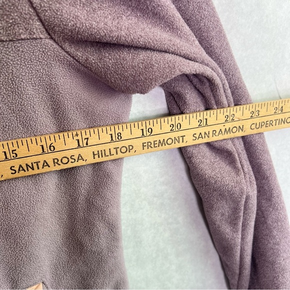 Columbia fleece pullover sweatshirt top snap buttons size small - Picture 4 of 7